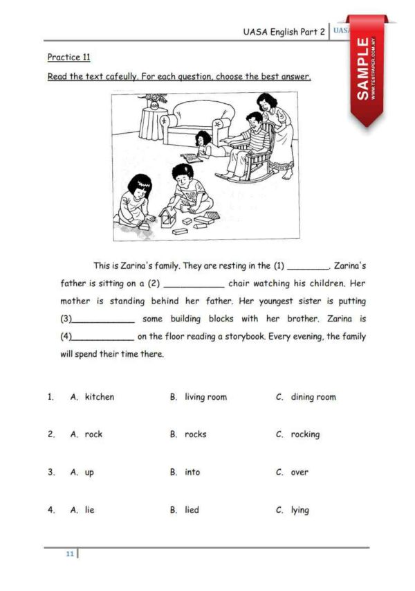 Modul UASA Bahasa Inggeris Tahun 4-5-6 Bahagian 2