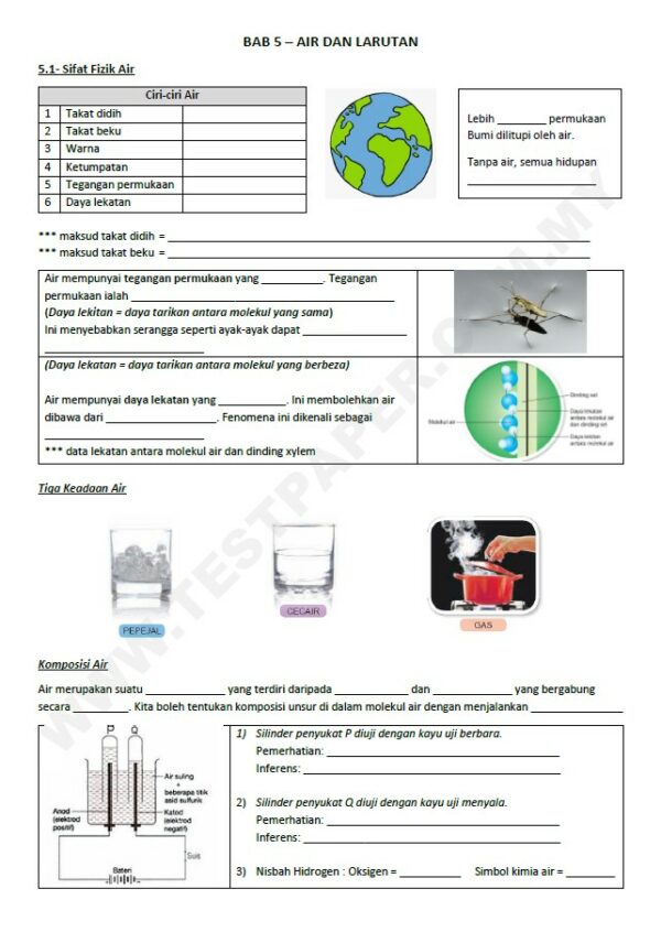 13 Modul Latihan Topikal Sains Tingkatan 2 Format KSSM Terbaru