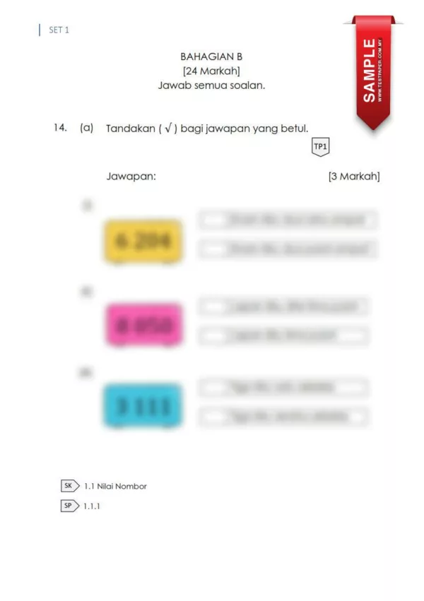 Himpunan Kertas Ujian Sumatif Tahun 3 Penggal 1 2024 Terkini