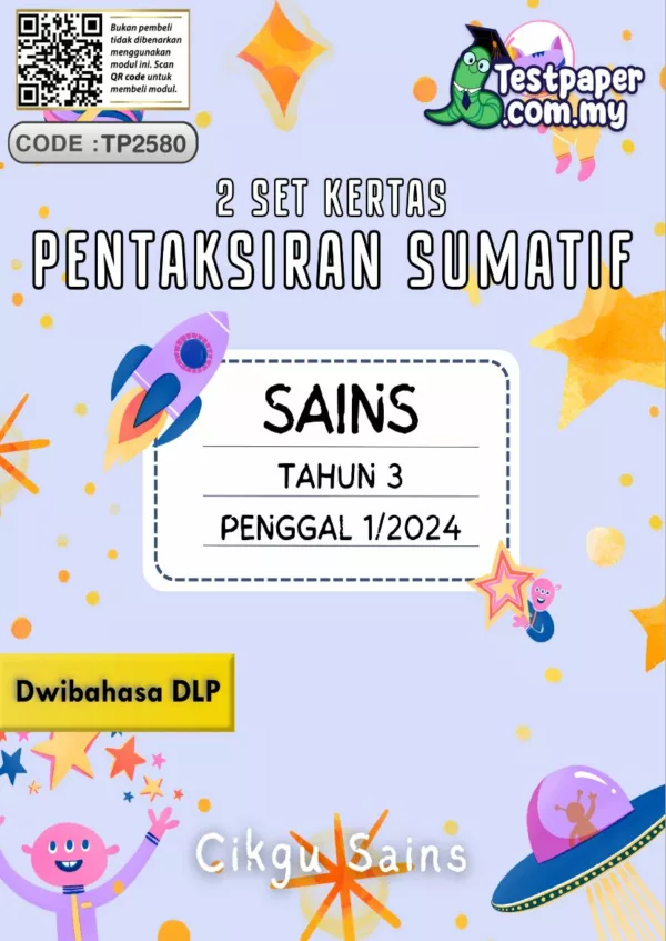 Himpunan Kertas Ujian Sumatif Tahun 3 Penggal 1 2024 Terkini