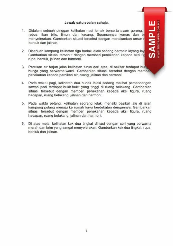 Bahan Soalan Ujian Pertengahan Tahun PSV Tingkatan 4 2024 yang Awesome