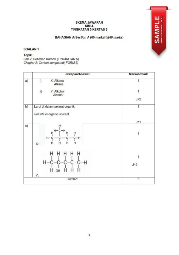 Download Soalan Ujian Pertengahan Tahun Kimia Tingkatan 5 2024 yang Best