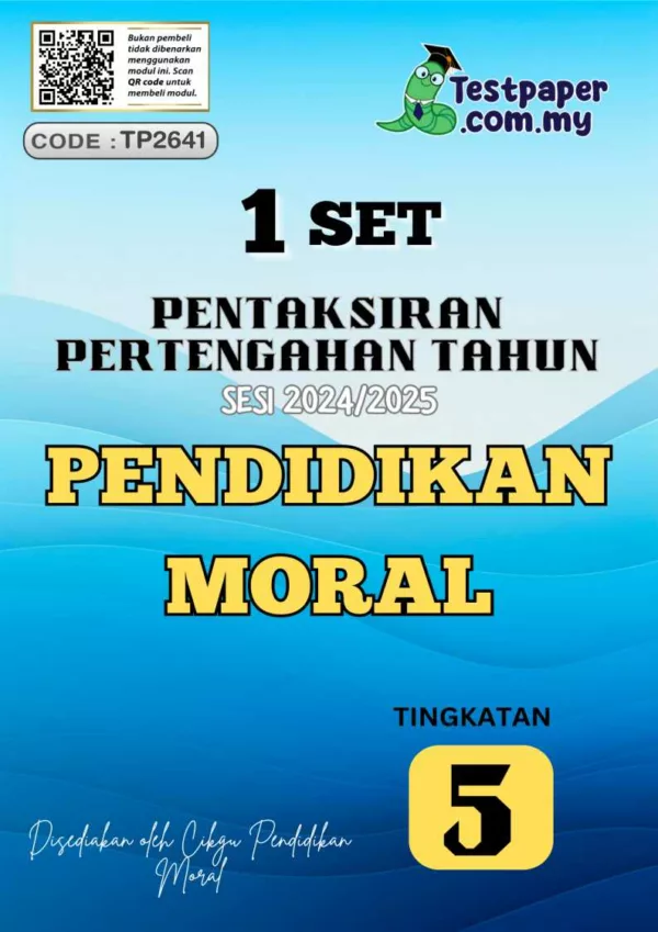 Download Soalan Ujian Pertengahan Tahun Moral Tingkatan 5 2024 yang Smart