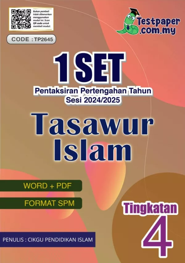 Download Soalan Ujian Pertengahan Tahun Tasawur Islam Tingkatan 4 2024 yang Perfect