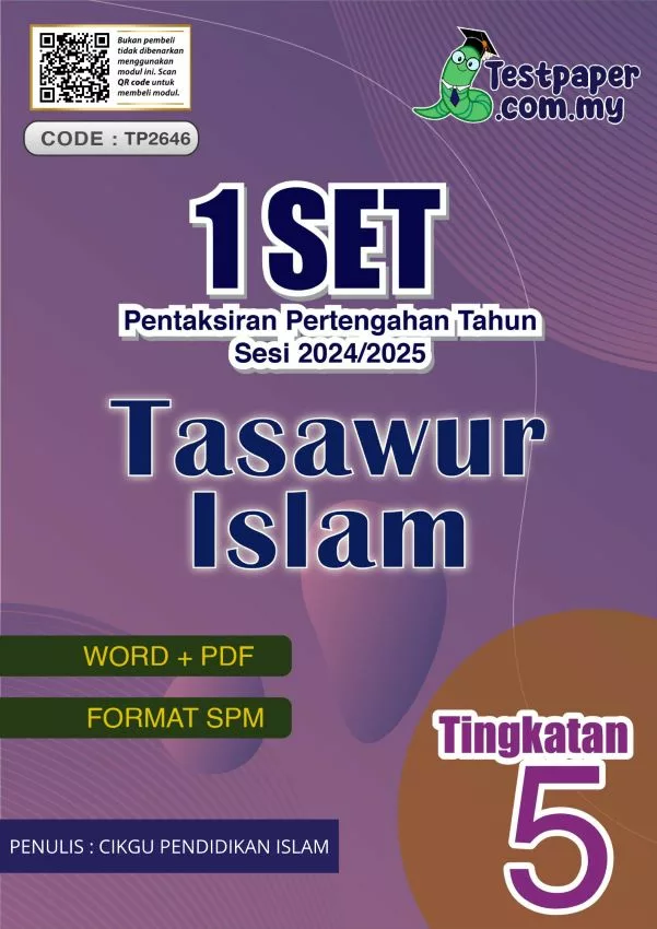 Download Soalan Ujian Pertengahan Tahun Tasawur Islam Tingkatan 5 2024 yang Champion