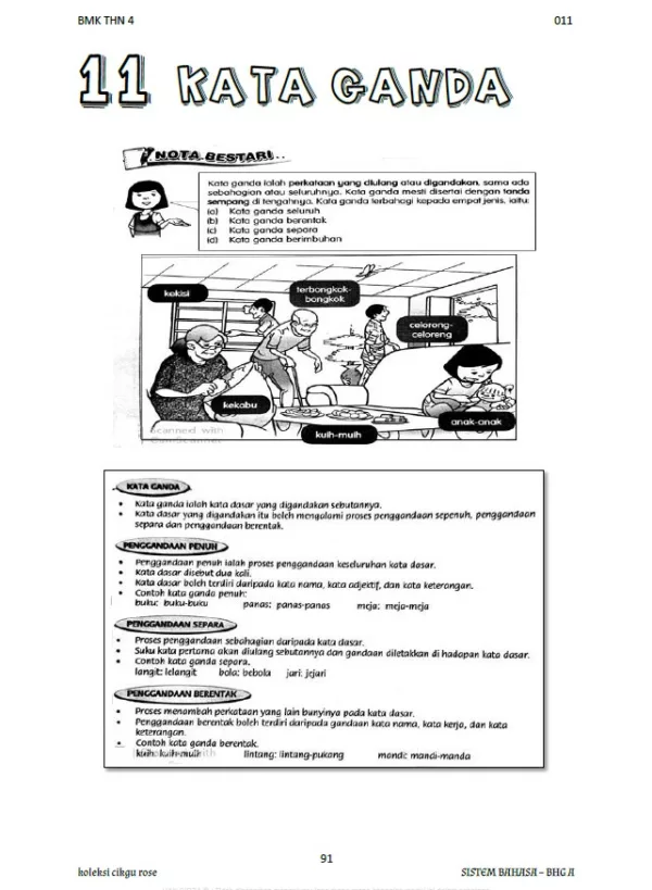 Latihan BM Pemahaman Tahun 4