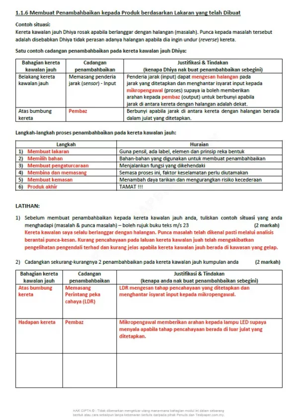 Download Soalan Latihan RBT Tingkatan 3 KSSM yang Awesome