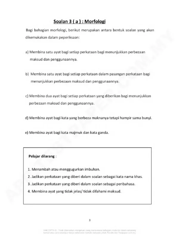 Download Nota Ramalan SPM Bahasa Melayu 2020 bagi Kertas 2 dan Kertas 3 yang Quality