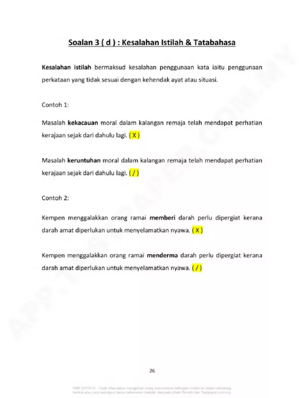 Download Nota Ramalan SPM Bahasa Melayu 2020 bagi Kertas 2 dan Kertas 3 yang Quality