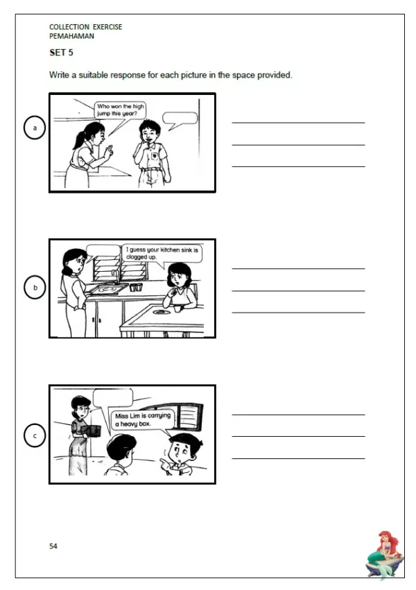 Soalan Latihan Pemahaman BI Tahap 2