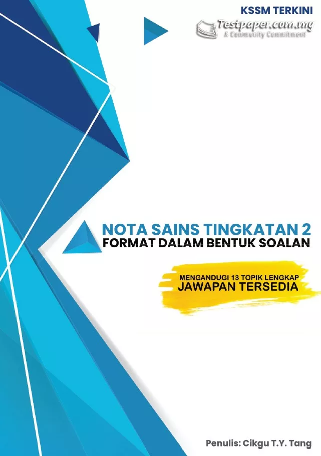 Nota Sains Tingkatan 2 KSSM