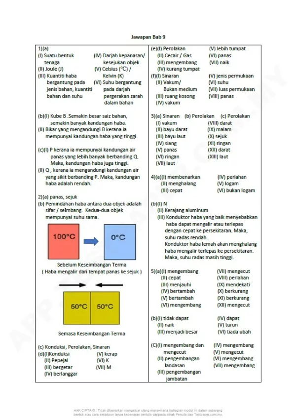 Nota Sains Tingkatan 2 KSSM