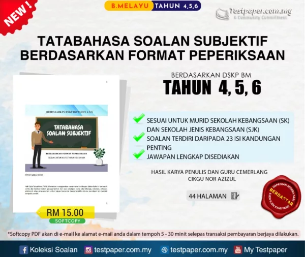 Soalan Latihan Tatabahasa BM Tahap 2