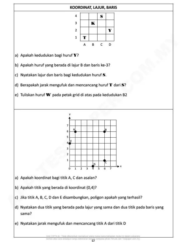 Soalan Latihan Matematik Tahap 2 KBAT