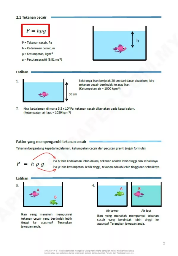 Soalan Latihan Fizik Tingkatan 5 Bab 1 dan 2