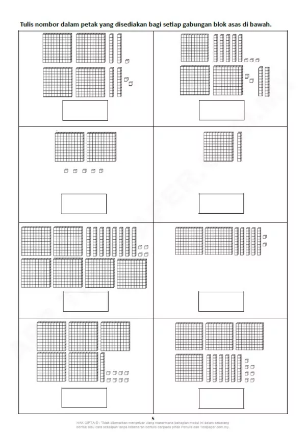 Soalan Latihan Topikal Matematik Tahun 2 KSSR