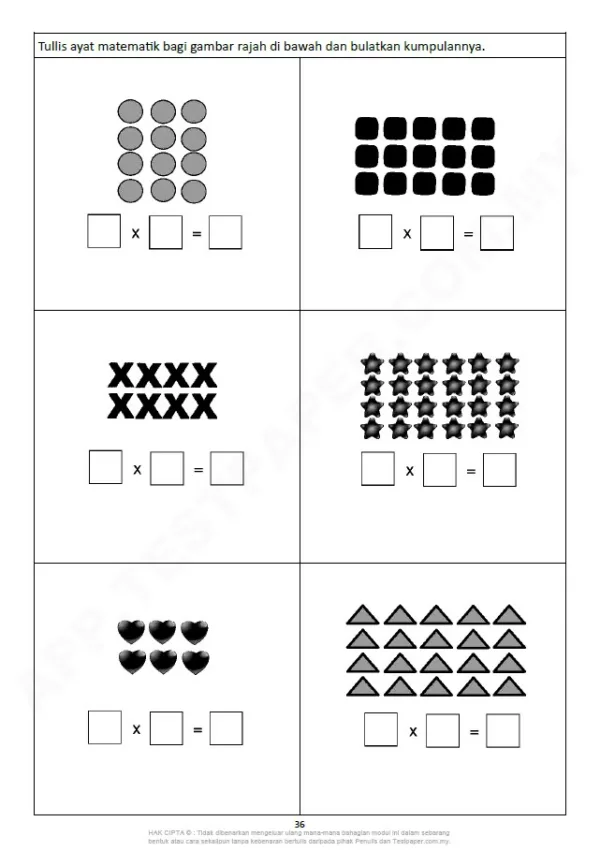 Soalan Latihan Topikal Matematik Tahun 2 KSSR