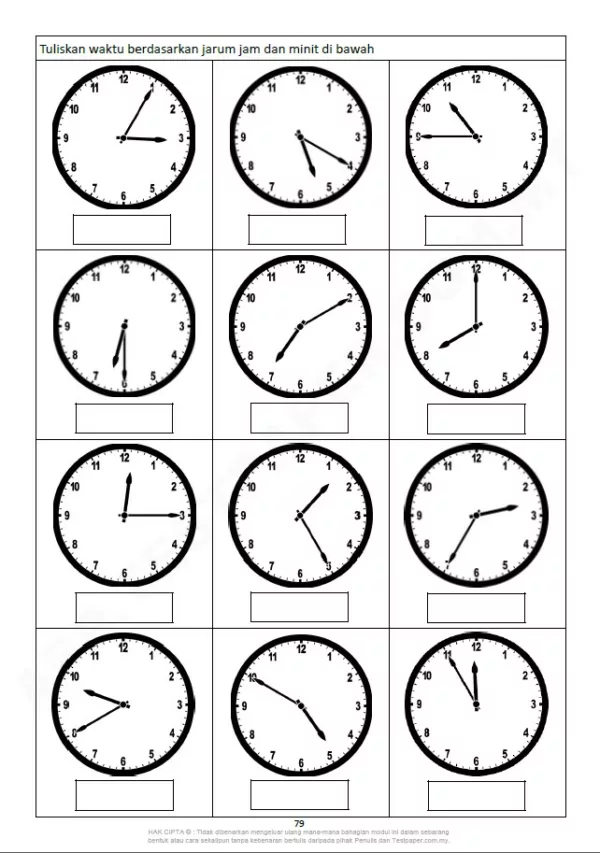 Soalan Latihan Topikal Matematik Tahun 2 KSSR