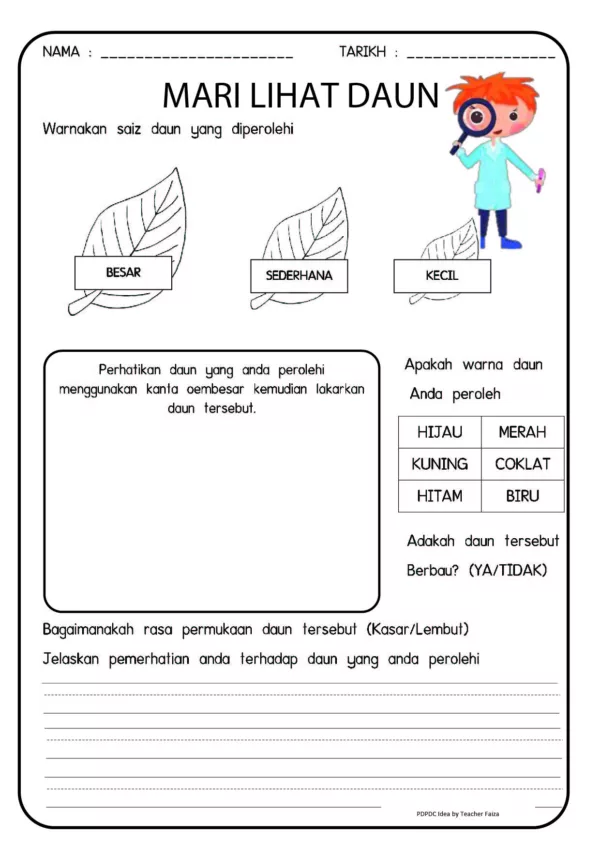 Bahan BBM Sains Tahun 1