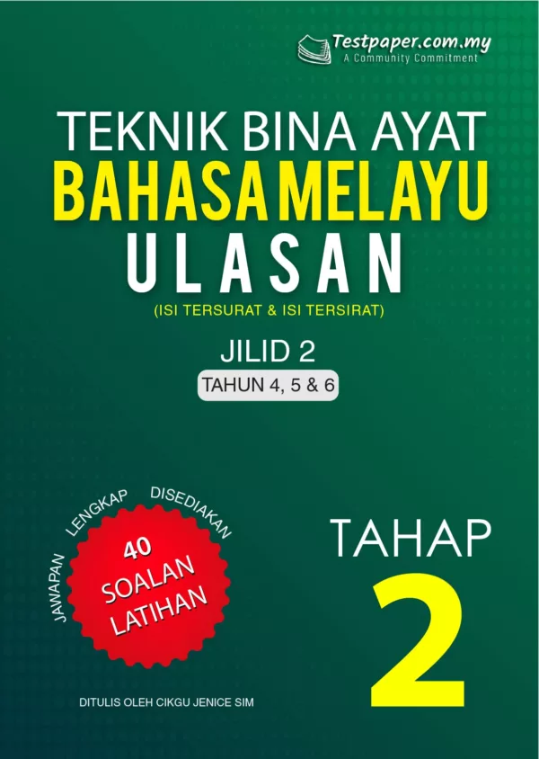 Cara Bina Ayat Ulasan BM Tahap 2 Jilid 2