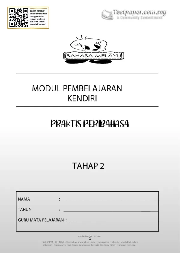 Soalan Latihan Peribahasa Tahap 2