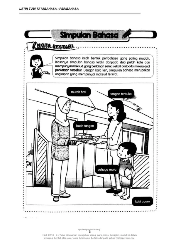 Soalan Latihan Peribahasa Tahap 2