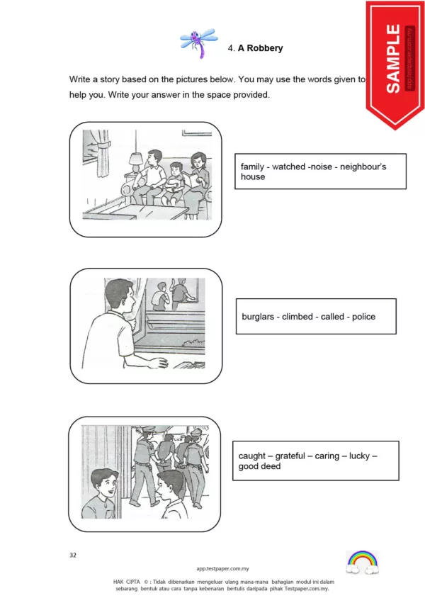 Soalan Latihan Essay Writing English Tahun 6