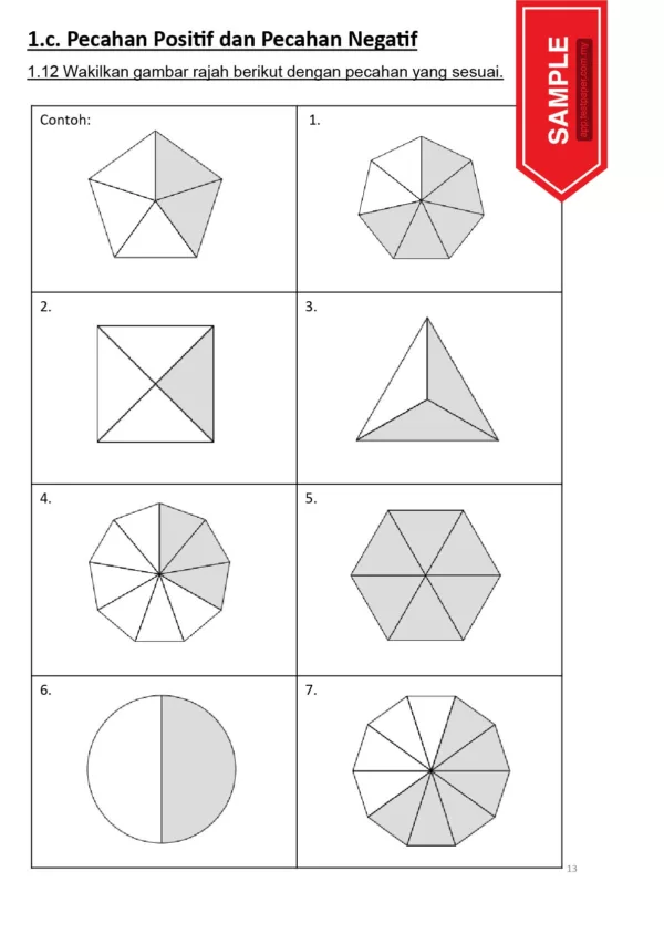 Soalan Latihan Topikal Matematik Tingkatan 1 Bab 1-3 Jilid 2