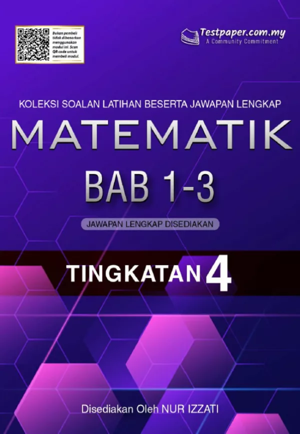 Soalan Latihan Matematik Tingkatan 4 Bab 1-3 KSSM