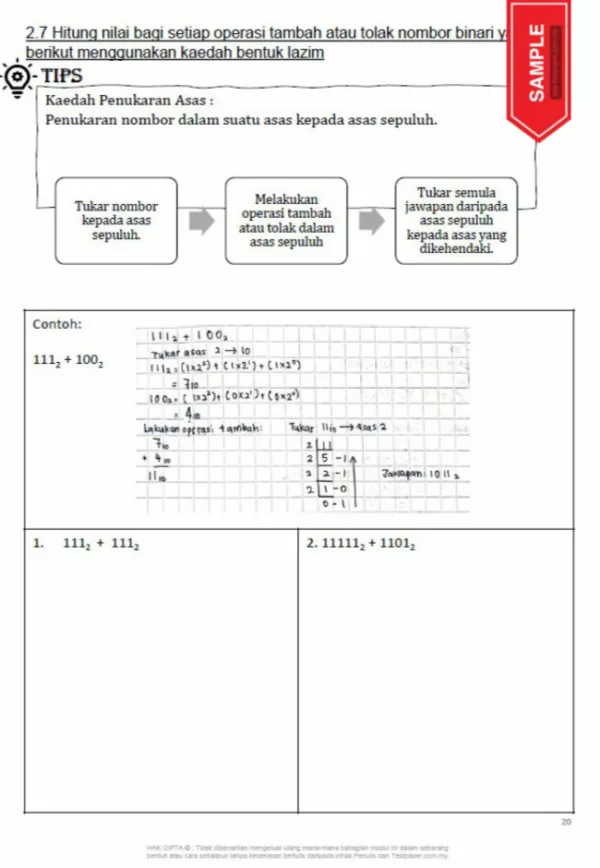 Soalan Latihan Matematik Tingkatan 4 Bab 1-3 KSSM