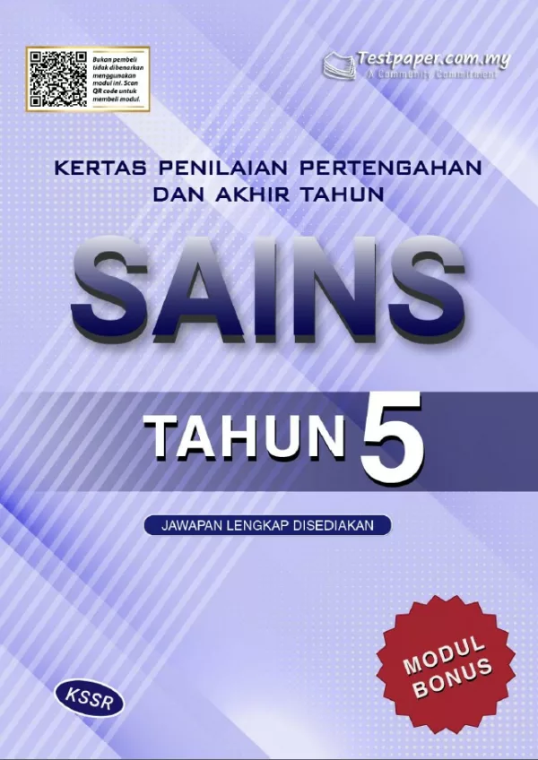 Soalan Latihan Topikal Sains Tahun 5 DLP KSSR