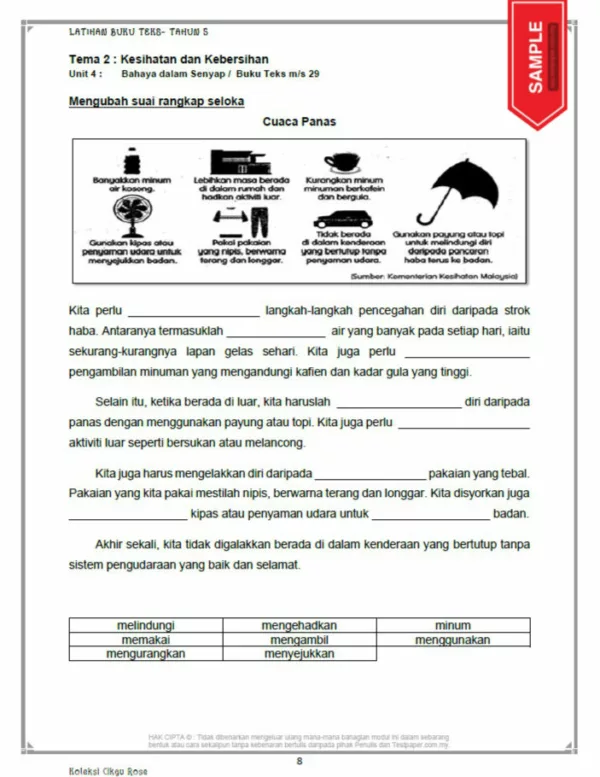 Soalan Latihan Buku Teks BM Tahun 5