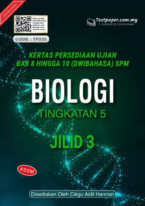 Soalan Latihan Biologi Tingkatan 5 Bab 8-10