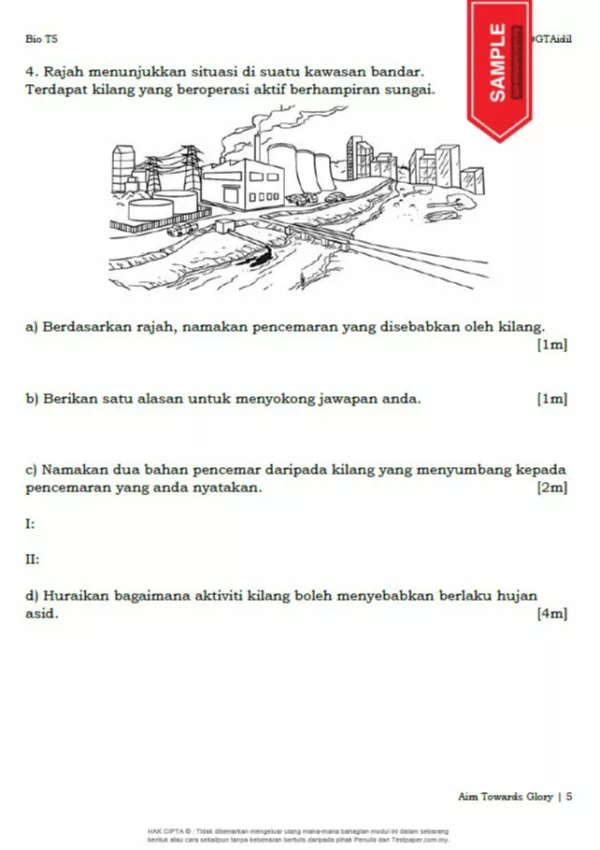 Soalan Latihan Biologi Tingkatan 5 Bab 8-10