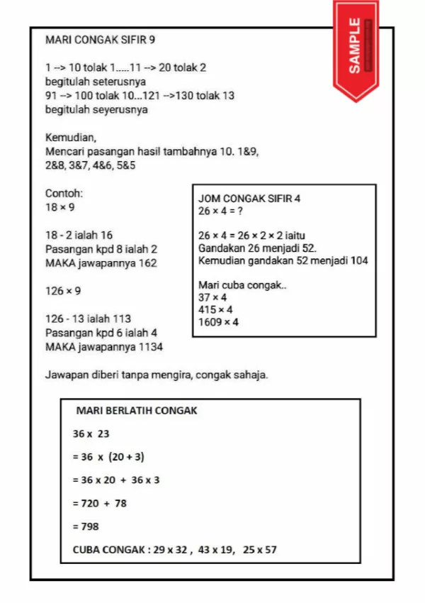 Nota Matematik Topikal Tahap 2