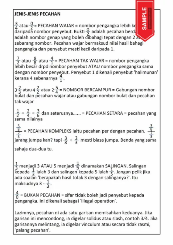 Nota Matematik Topikal Tahap 2