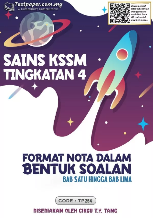 Nota Sains Tingkatan 4 Bab 1-5