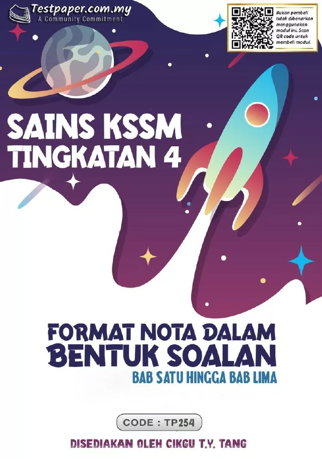 Nota Sains Tingkatan 4 Bab 1-5