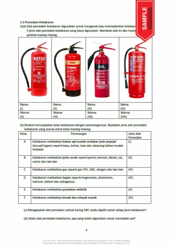 Nota Sains Tingkatan 4 Bab 1-5