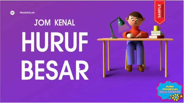 BBM Kenal Huruf Besar dan Huruf Kecil Prasekolah