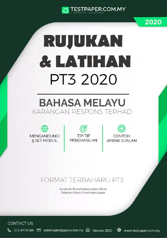 Soalan Latihan Karangan Respons BM Tingkatan 3