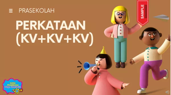 BBM Jom Baca Perkataan KV Prasekolah