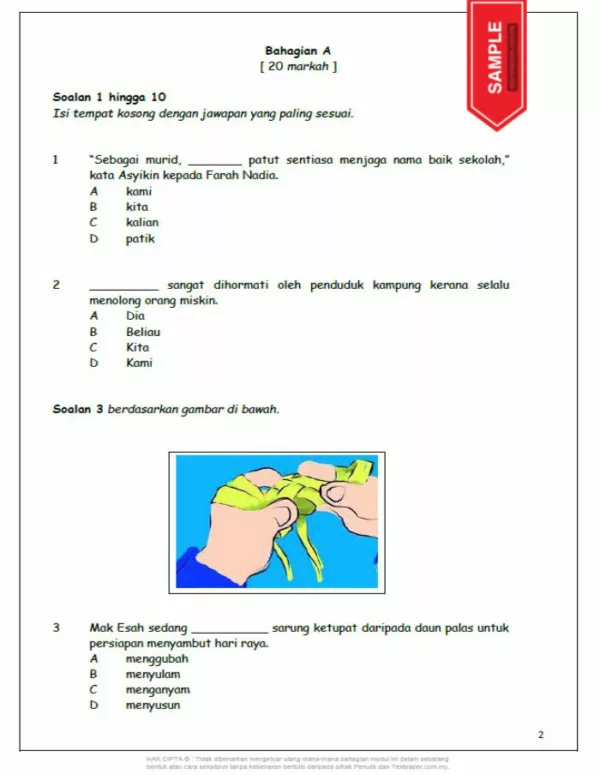 Soalan PBD BM Tahun 4-6