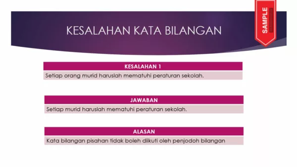 Nota 100 Kesalahan Tatabahasa Sekolah Rendah