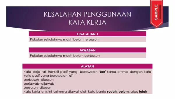 Nota 100 Kesalahan Tatabahasa Sekolah Rendah