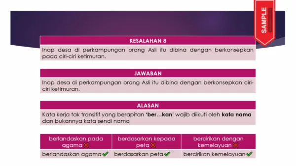 Nota 100 Kesalahan Tatabahasa Sekolah Rendah