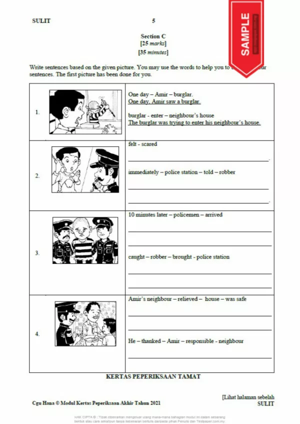 Soalan Ujian PBD Akhir Tahun Tahun 3 2021