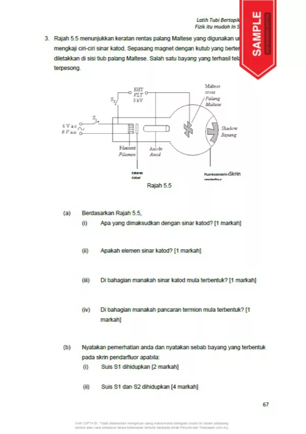 Soalan Latihan Fizik Tingkatan 5 SPM