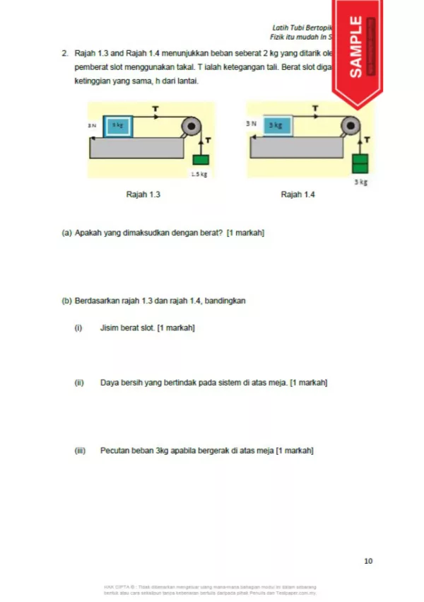 Soalan Latihan Fizik Tingkatan 5 SPM