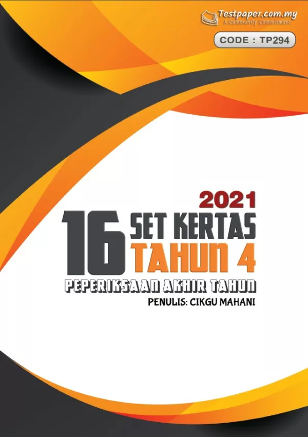 Ujian Peperiksaan Akhir Tahun Tahun 4 2021